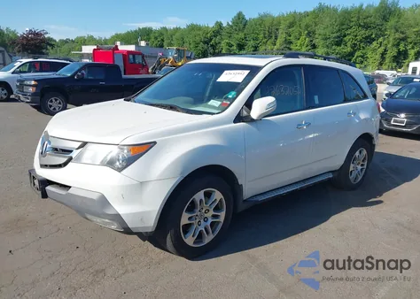 2009 Acura Mdx Technology Package from USA, damaged, VIN 2HNYD28689H522132